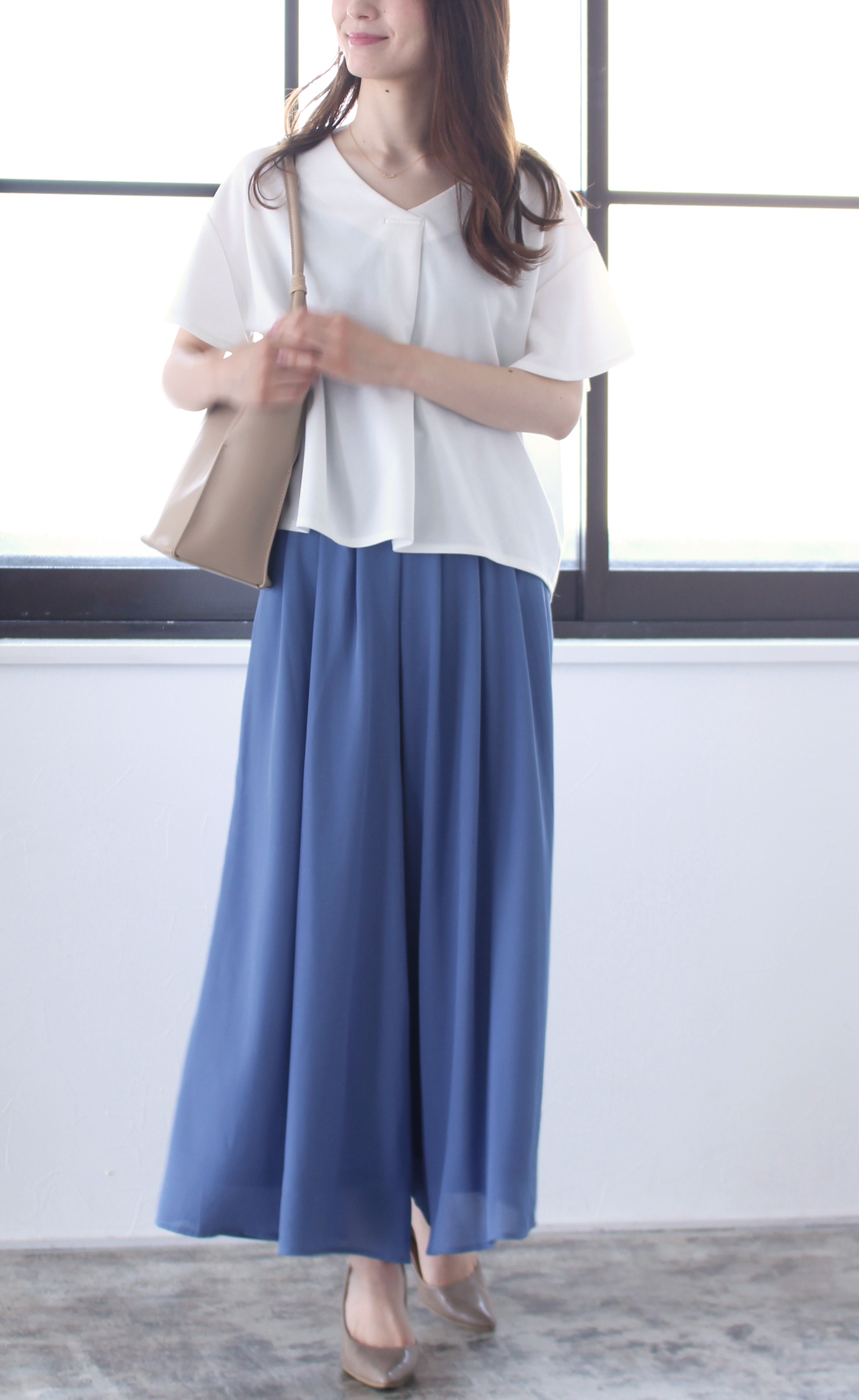 えみさんきれいめベーシックコーデ