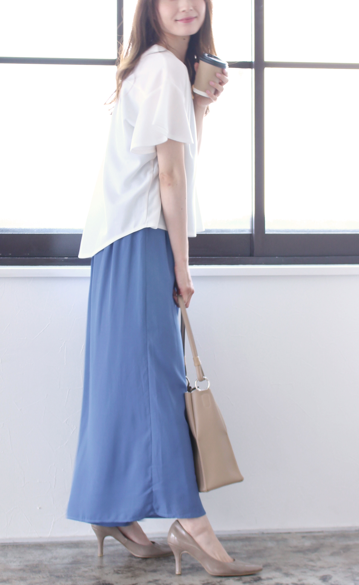 えみさんきれいめベーシックコーデ